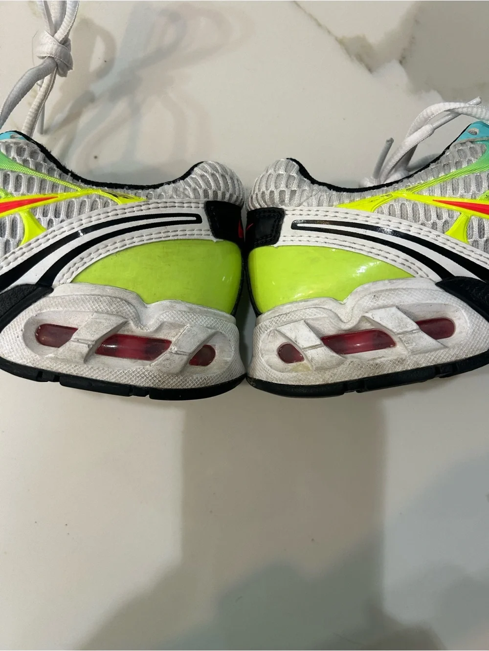 Nike Women’s Torch 4 Sneakers - Turquoise, Gray, Neon Yellow Accents